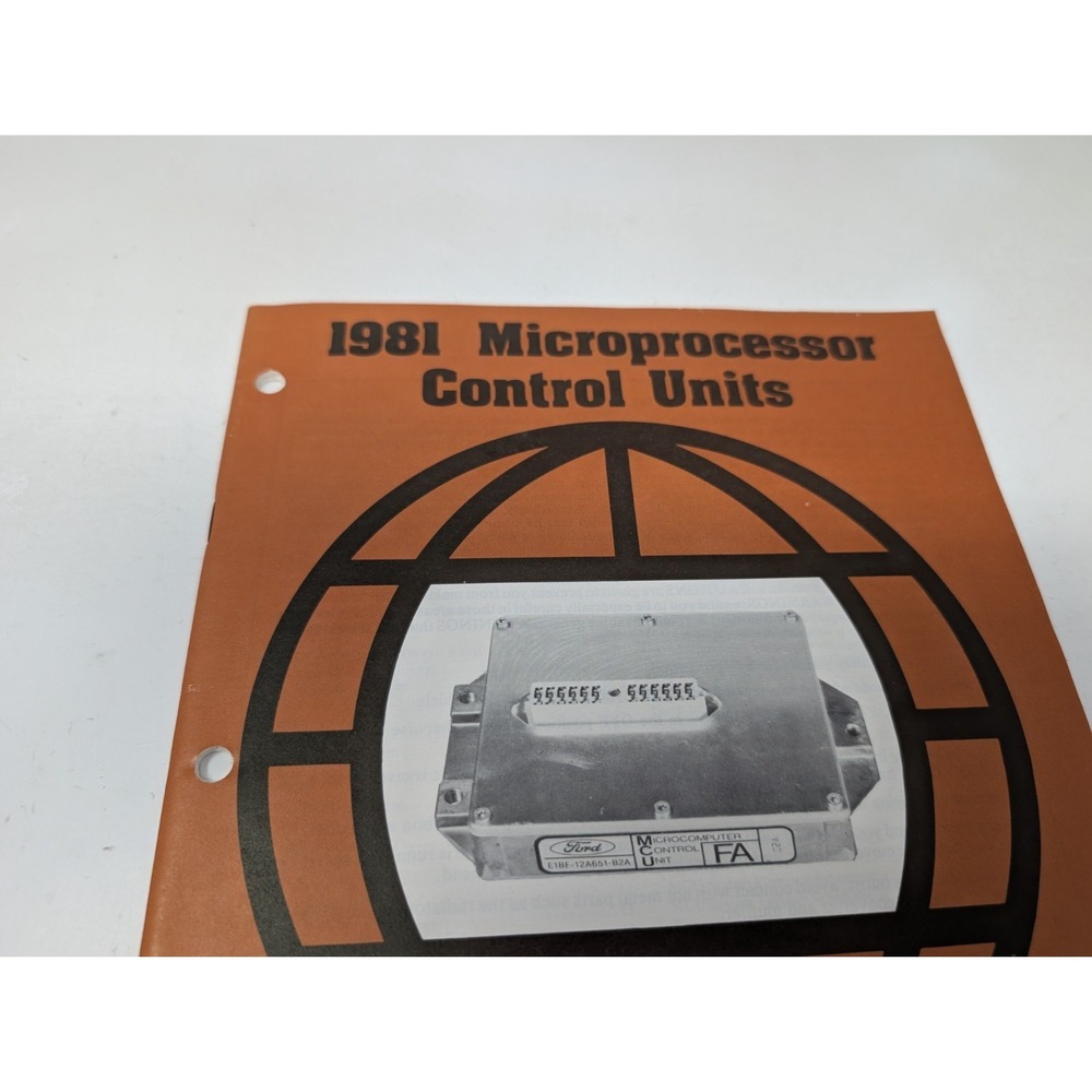 1981 Ford Microprocessor Control Units Training Service Guide Manual Book‎ - Picture 3 of 14